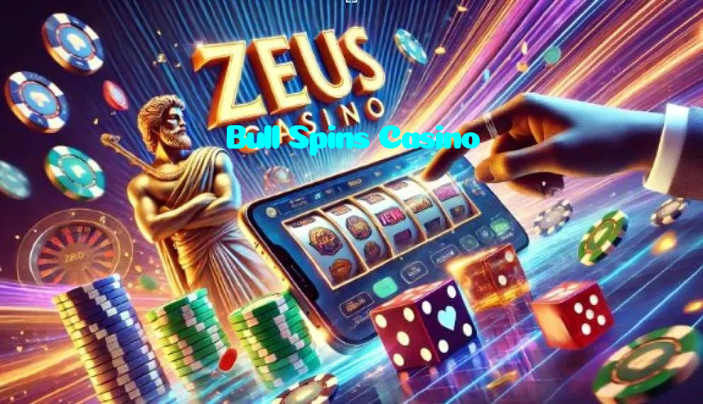 Bull Spins Casino casino presented on mobile device in Pakistan with slots and live games